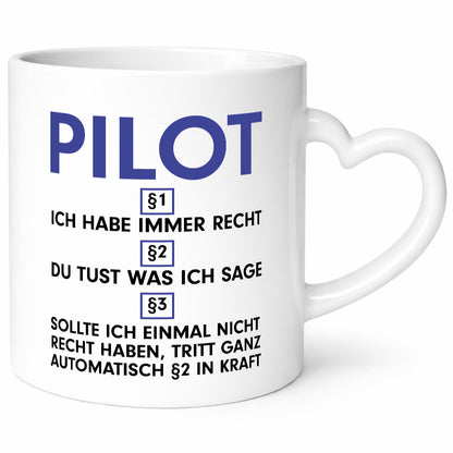 Ich habe immer Recht Pilot | Flugzeug Piloten v2 Geschenk Humor Geschenkidee