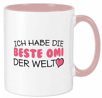 Beste Omi der Welt | Oma Tasse Geburtstag Muttertag lustig Familie Geschenkidee