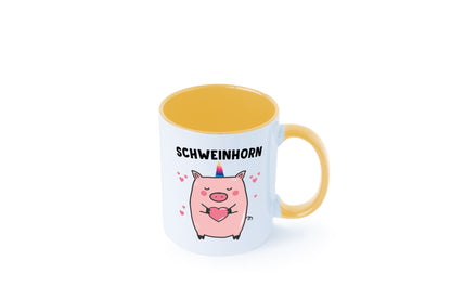 Schweinhorn lustig Humor Geschenkidee Geschenk Tasse