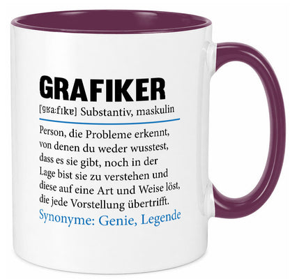 Grafiker | Beruf Grafik Design Grafikdesign lustiger Spruch Geschenk Arbeit Tasse