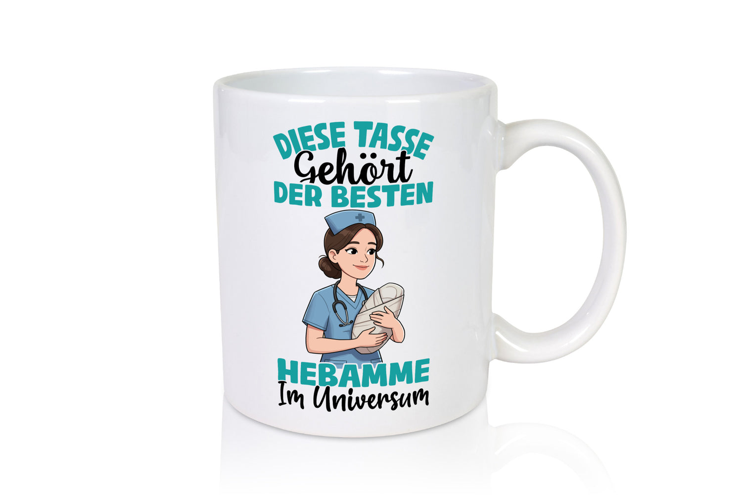 Im Universum: Hebamme | Geburtshilfe Geschenk Humor Geschenkidee lustiger
