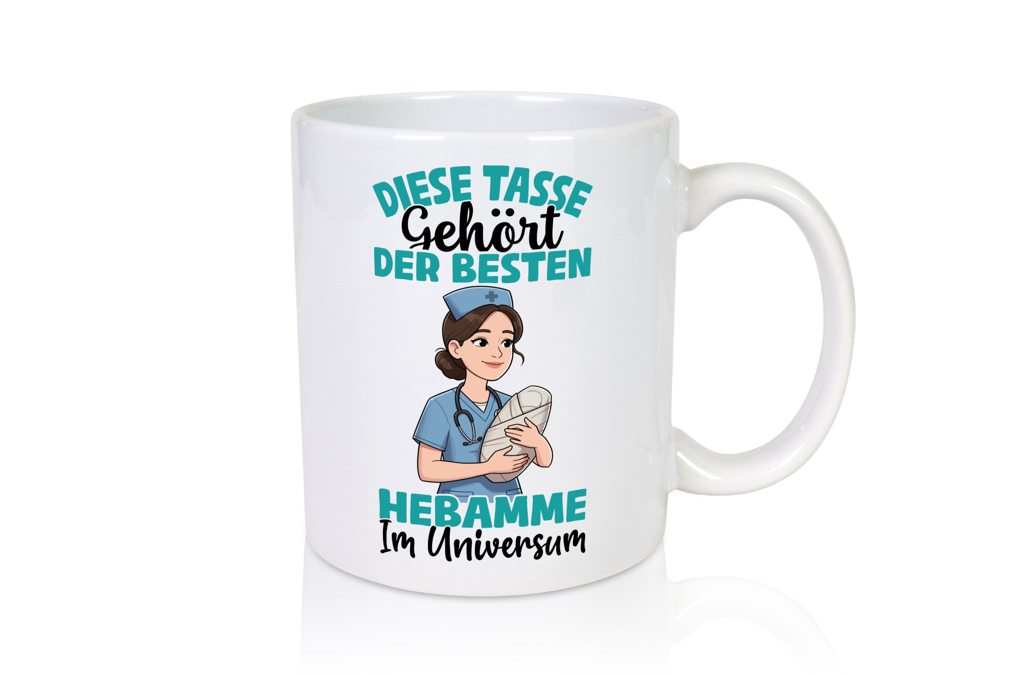 Im Universum: Hebamme | Geburtshilfe Geschenk Humor Geschenkidee lustiger
