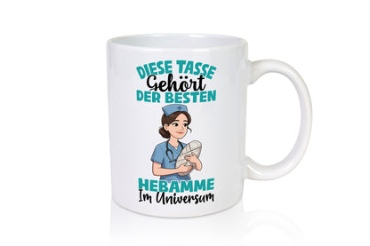 Im Universum: Hebamme | Geburtshilfe Geschenk Humor Geschenkidee lustiger