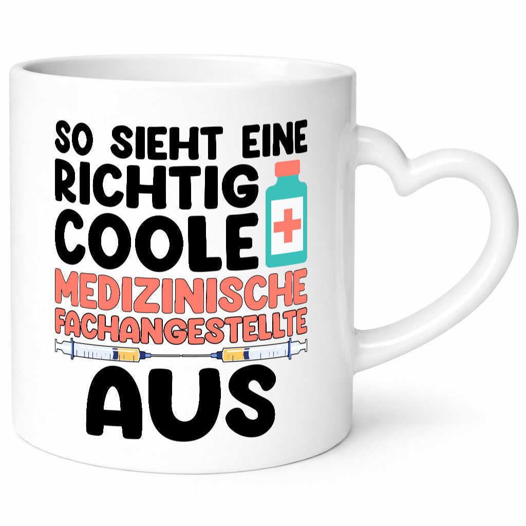 Coole Medezinsche Fachangestellte | Arzthelferin Geschenkidee Humor Tasse