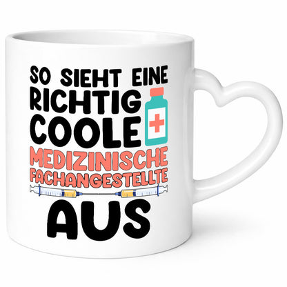 Coole Medezinsche Fachangestellte | Arzthelferin Geschenkidee Humor Tasse