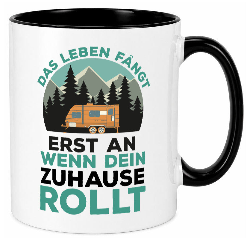Wohnmobil | Camper Zelten Campingwagen Camperin lustig Humor Geschenkidee Tasse