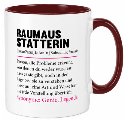 Raumausstatterin | Wohn Ausstatterin Beruf Humor Geschenk Arbeit Kollegen Büro