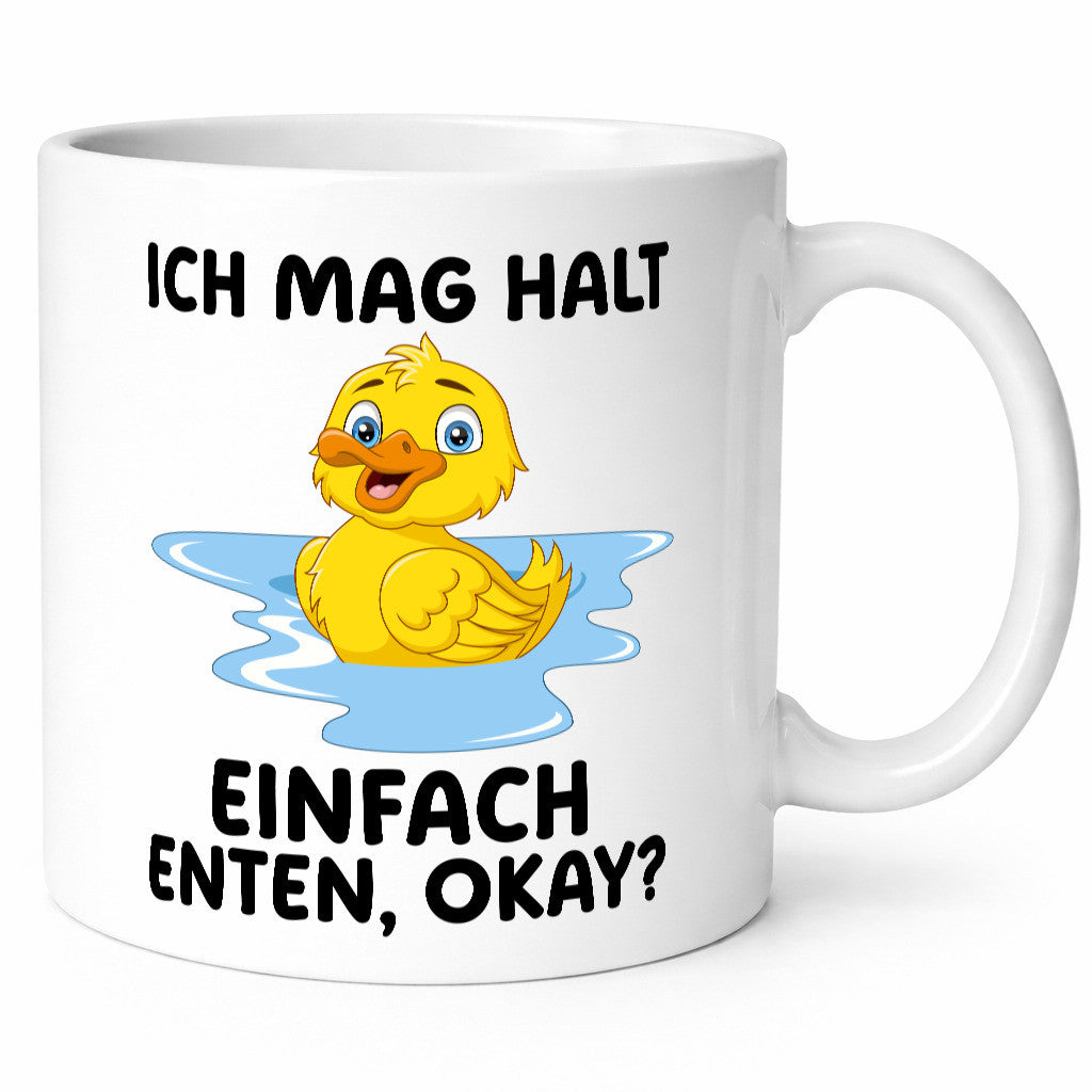 Ich mag halt einfach Enten okay | Entenliebhaber lustiger Spruch Geschenk Humor