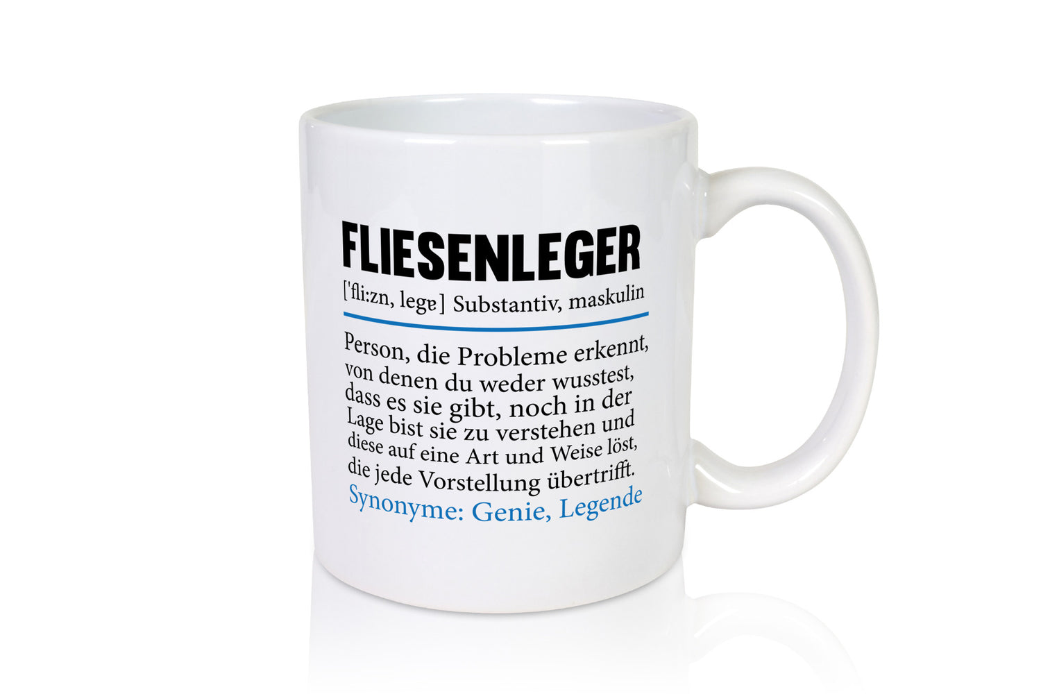 Fliesenleger | Beruf Fliesenlegen Bau lustig Arbeit Kollegen Büro Geschenk Tasse