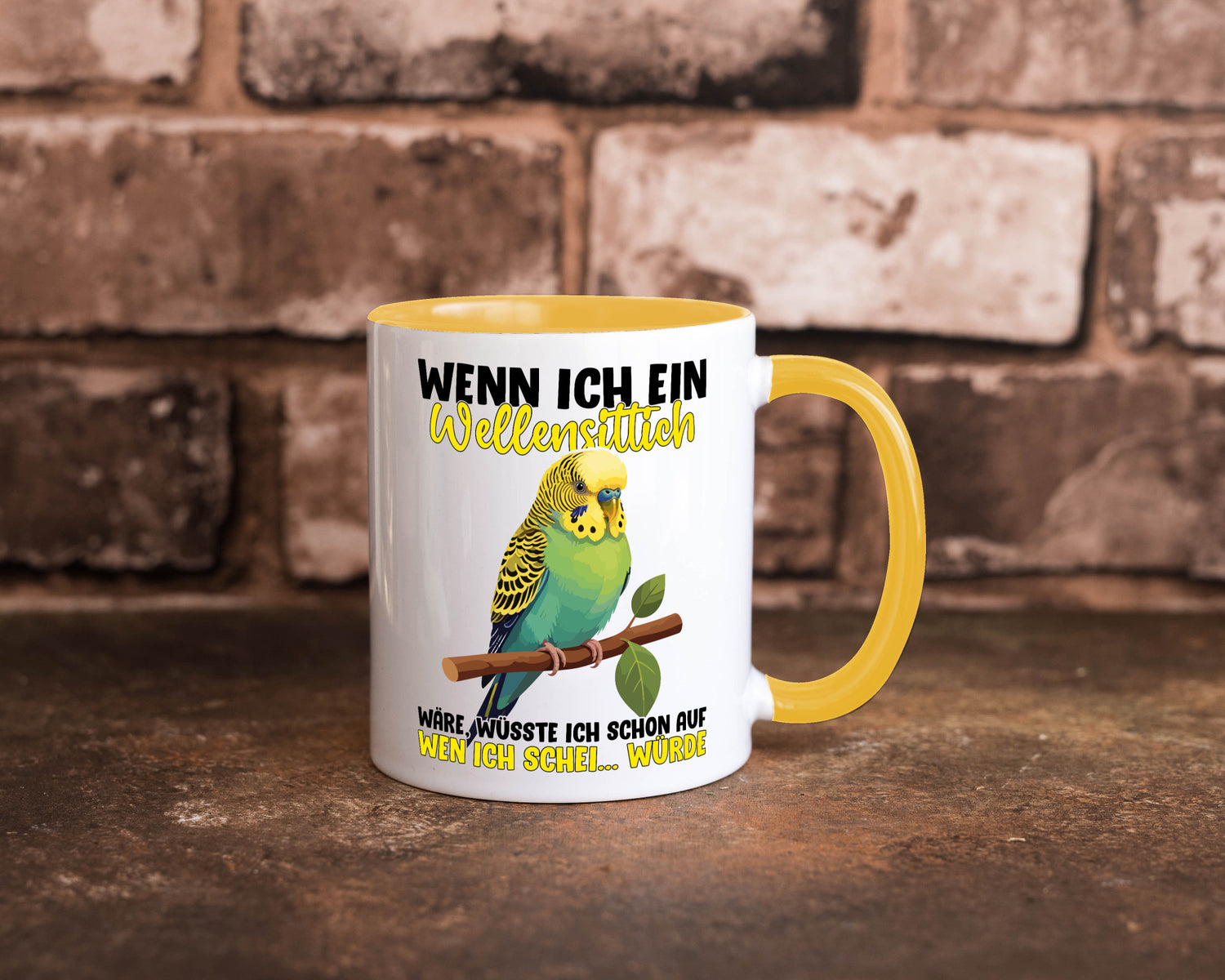 Wellensittich | Vogelbesitzer Humor Geschenkidee Tasse