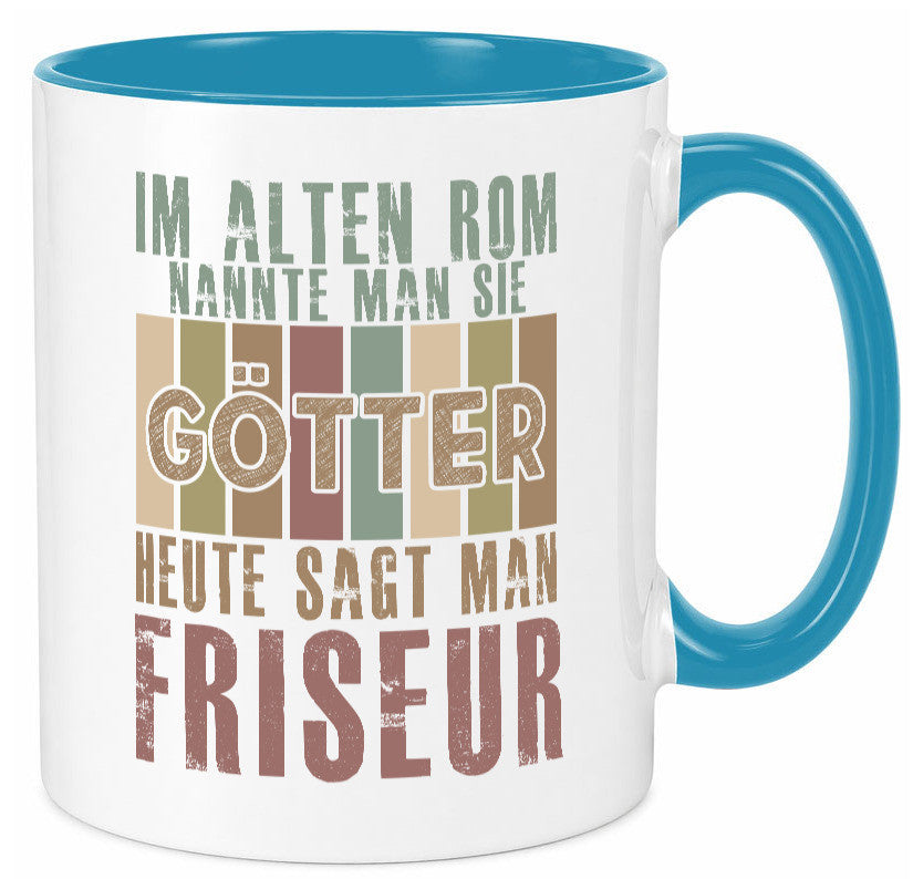 Heute sagt man: Friseur | Frisör Geschenkidee Humor Tasse