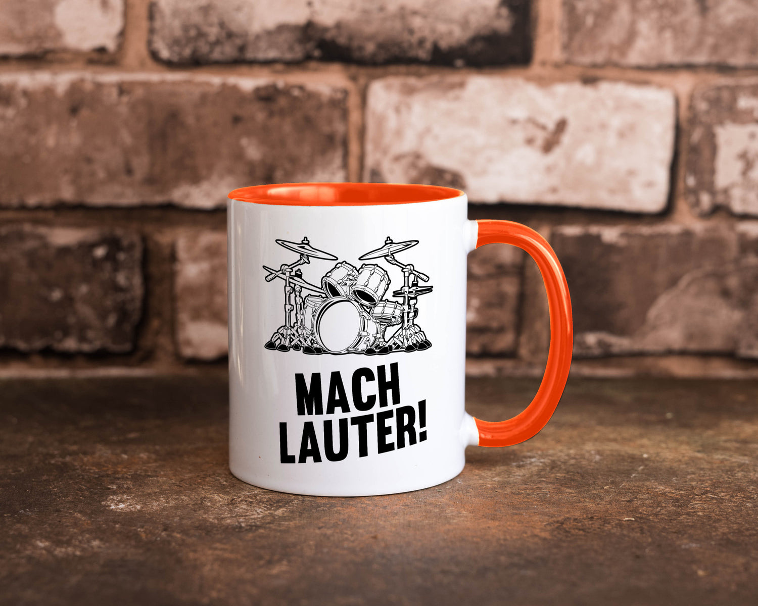 Mach lauter | Schlagzeug Band Musiker Geschenkidee Humor Tasse