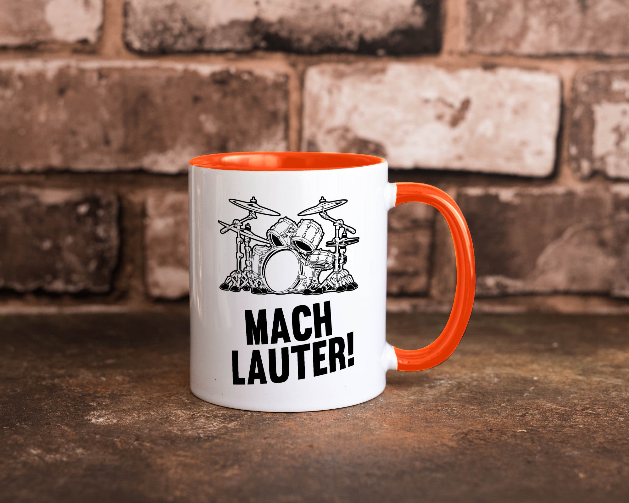 Mach lauter | Schlagzeug Band Musiker Geschenkidee Humor Tasse