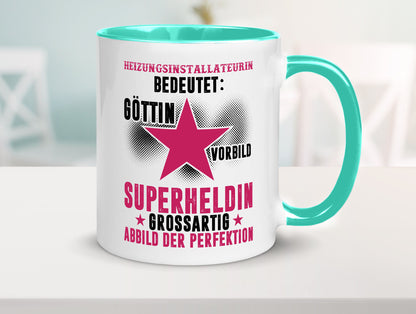 Bedeutung von Heizungsinstallateurin | Heizung Humor Geschenkidee Tasse
