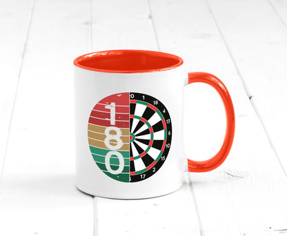 Dartsboard | Retro Dartspieler Kollege Freunde Geschenkidee Arbeit Kollegen
