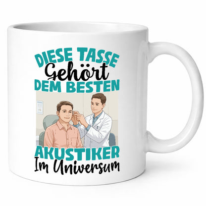 Im Universum: Akustiker | Akustik Hörgeräteakustik Geschenk Humor Geschenkidee