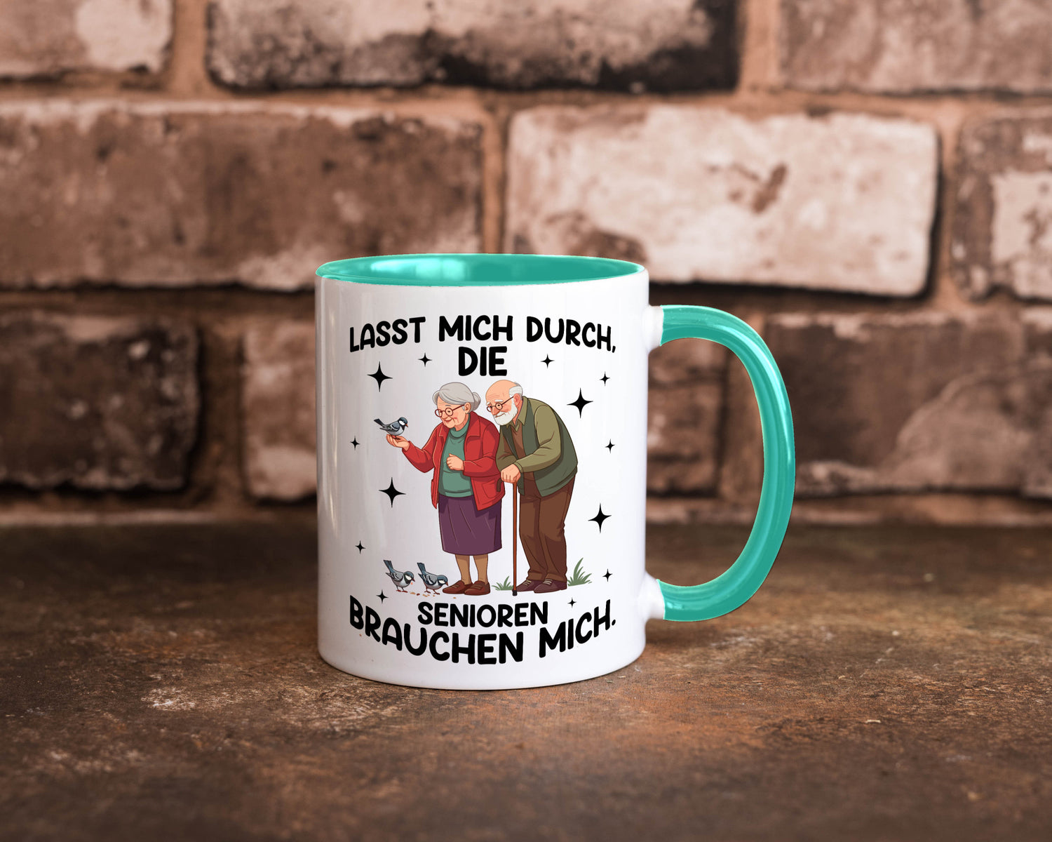 Senioren brauchen mich | Altenpflege Pflegekraft lustiger Spruch Geschenk Humor