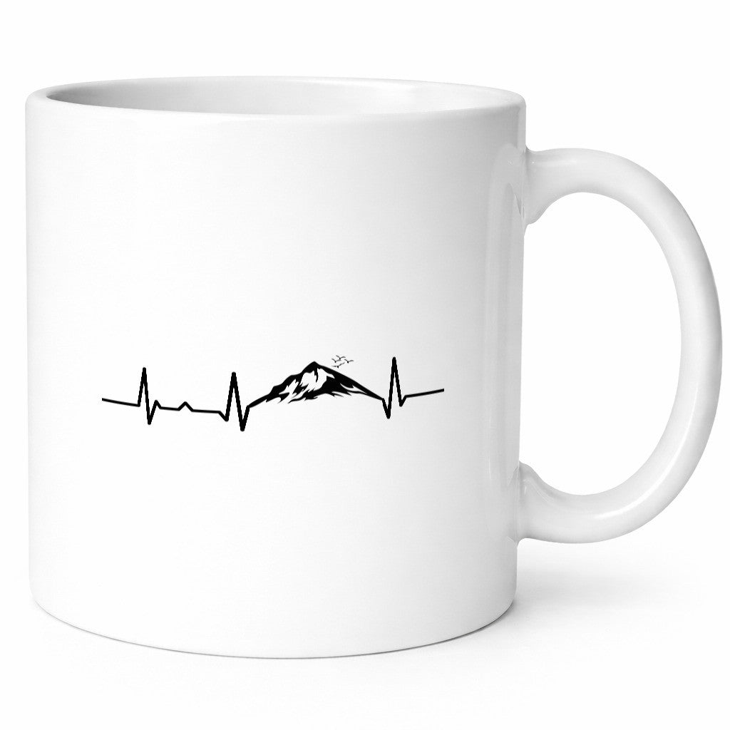 Berge Herzschlag | Wandern Bergsteigen klettern Geschenkidee Humor Tasse