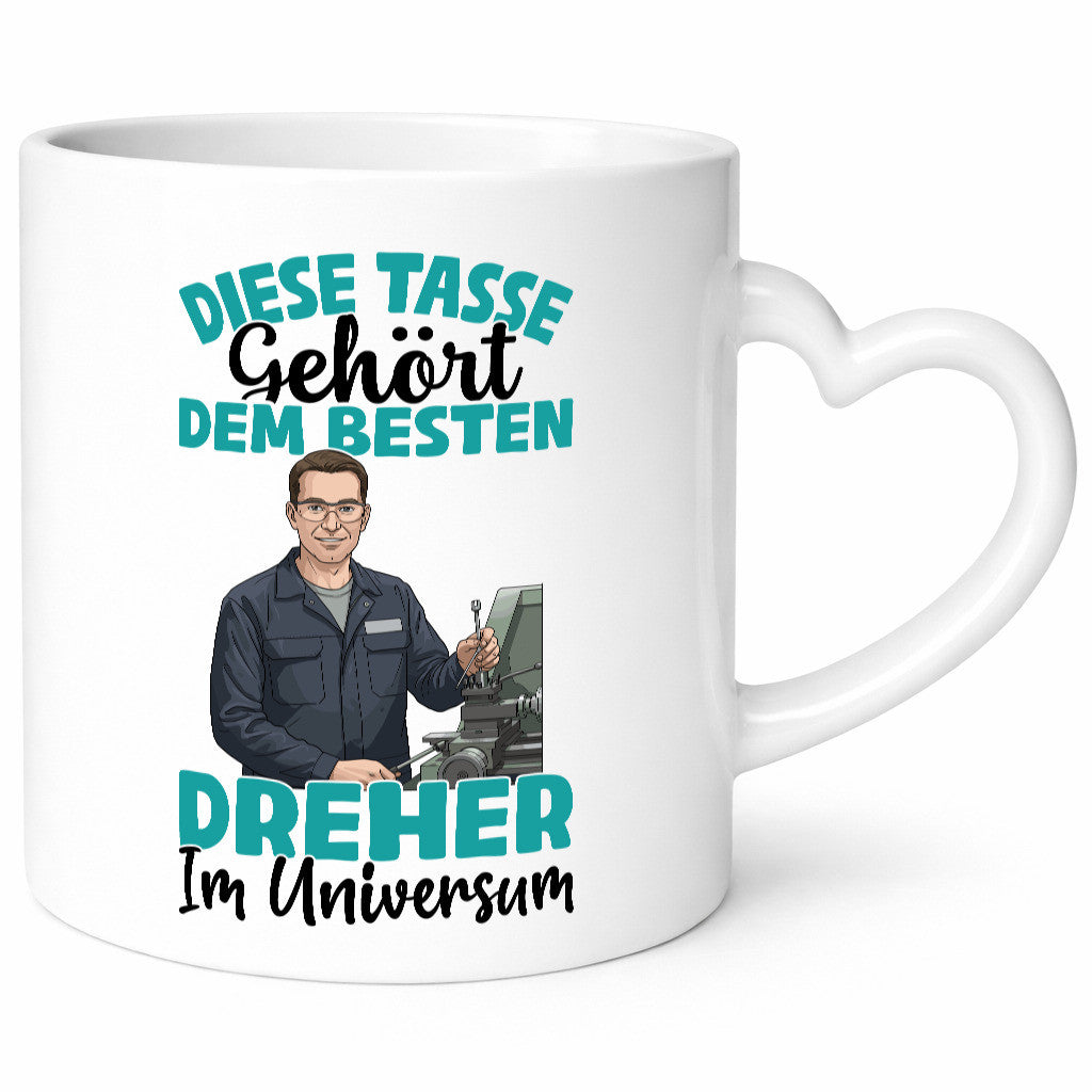 Im Universum: Dreher | Fräser lustig Humor Geschenkidee Geschenk Tasse