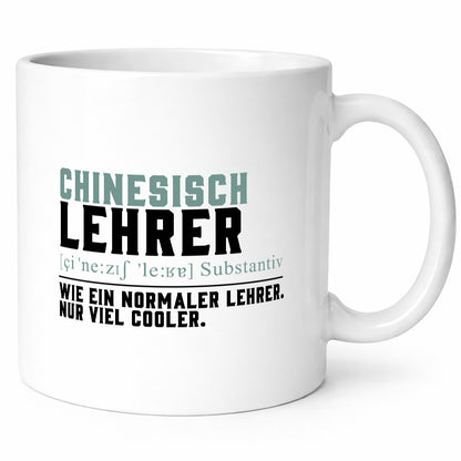 Chinesischlehrer | Lehrer Unterricht Lieblingslehrer lustig Humor Geschenkidee