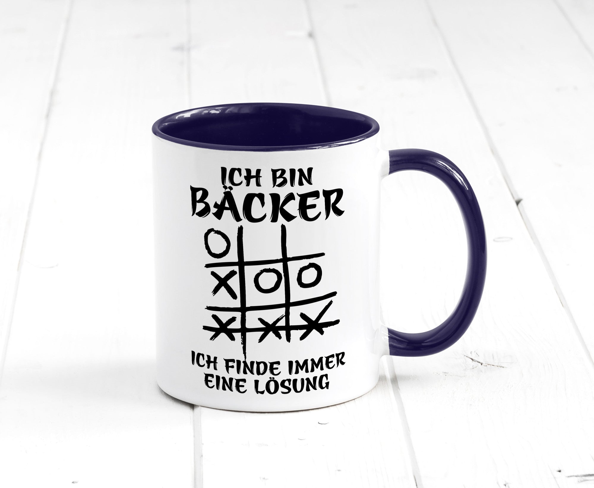 Ich bin Bäcker finde immer eine Lösung | Meister lustig Humor Geschenkidee
