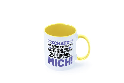 Schatz | Liebe Valentinstag Freund Freundin Herz Geschenkidee Humor Tasse