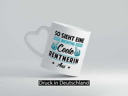 Eine richtig coole Rentnerin aus | Ruhestand Rente Geschenkidee Jubiläum Humor