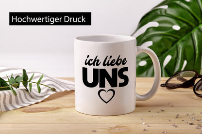 Ich liebe uns | Paar Beziehung Geschenkidee Humor Tasse