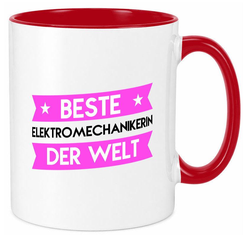 Beste Elektromechanikerin | Mechanikerin Humor Geschenkidee Tasse