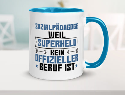 Superheld Sozialpädagoge | Pädagoge lustig Humor Geschenkidee Geschenk Tasse
