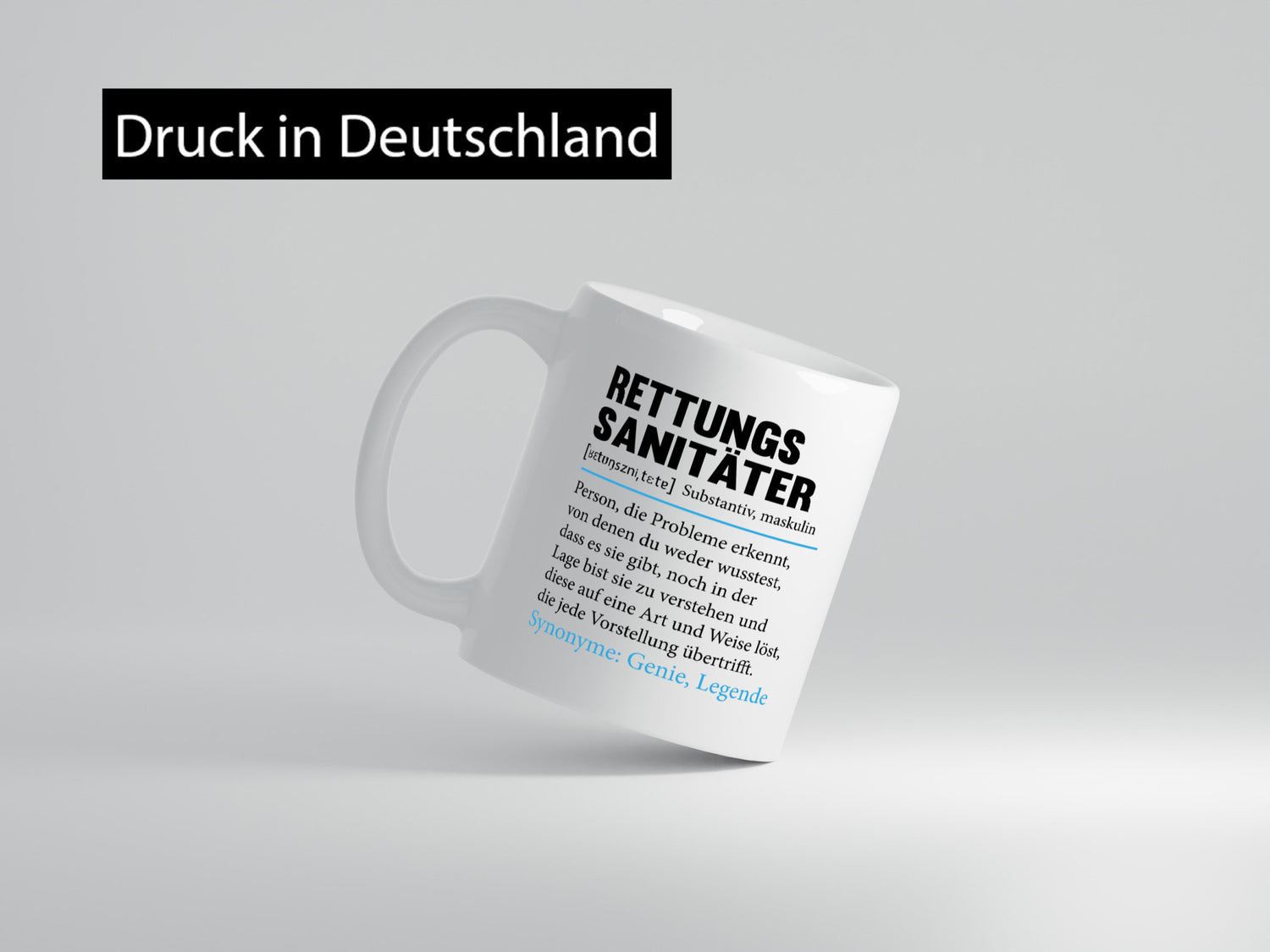 Rettungssanitäter | Beruf Sanitäter Spruch v2 lustig Arbeit Kollegen Büro
