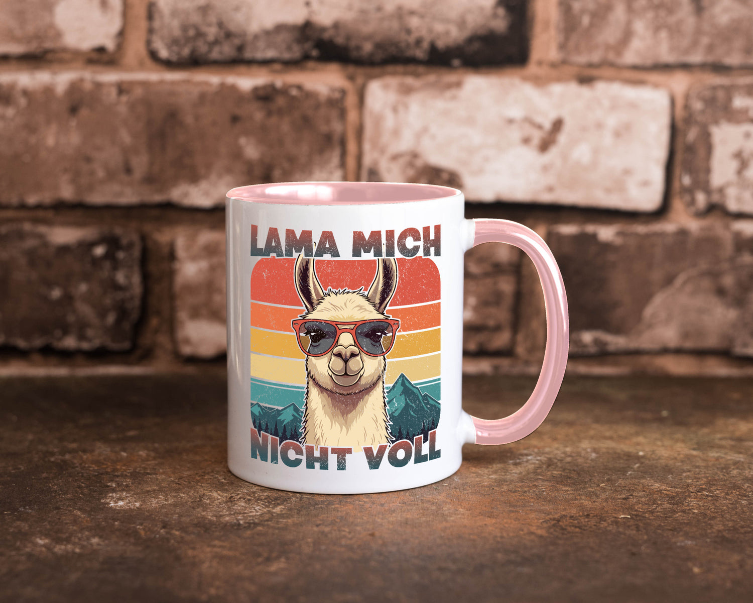 Lama mich nicht voll | Alpaka Kamel Retro lustig Humor Geschenkidee Geschenk