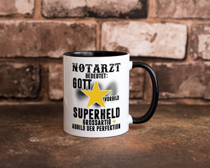 Bedeutung von Notarzt | Arzt Geschenkidee Humor Tasse
