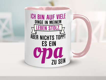Opa Tasse | Stolzer Großvater Vatertag Enkelkinder Geschenk Familie