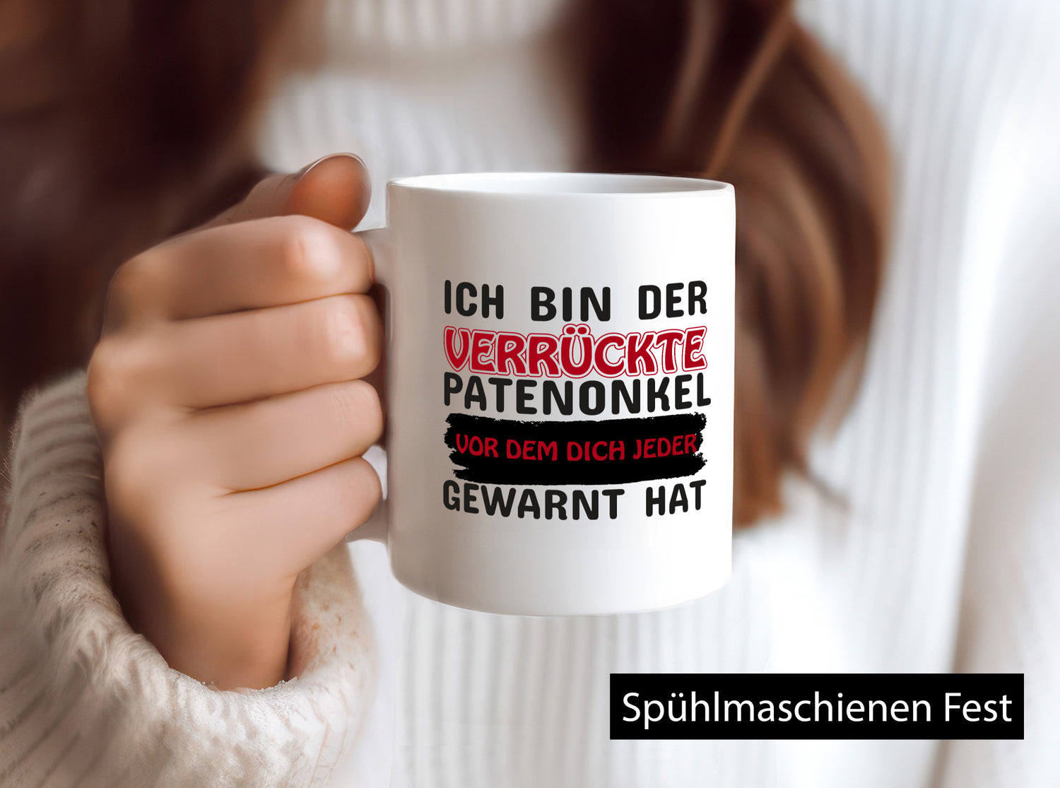 Verrückter Patenonkel | Onkel Tasse Verwandtschaft Geschenk Humor Geschenkidee
