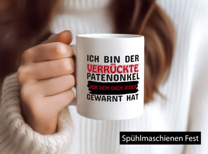 Verrückter Patenonkel | Onkel Tasse Verwandtschaft Geschenk Humor Geschenkidee