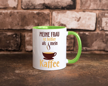 Meine Frau ist heißer als Kaffee | Ehe Partnerschaft Geschenk Humor