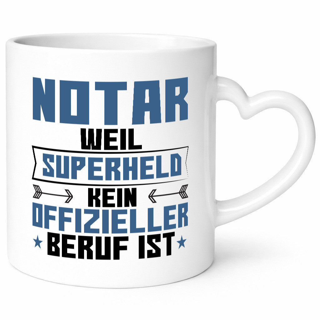 Superheld Notar | Jurist lustiger Spruch Geschenk Humor Geschenkidee Tasse