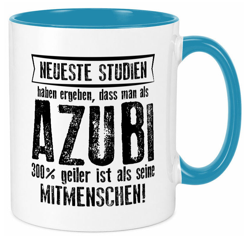 Neuste Studien: Azubi | Ausbildung Lehre Lehrling lustig Humor Geschenkidee Tasse
