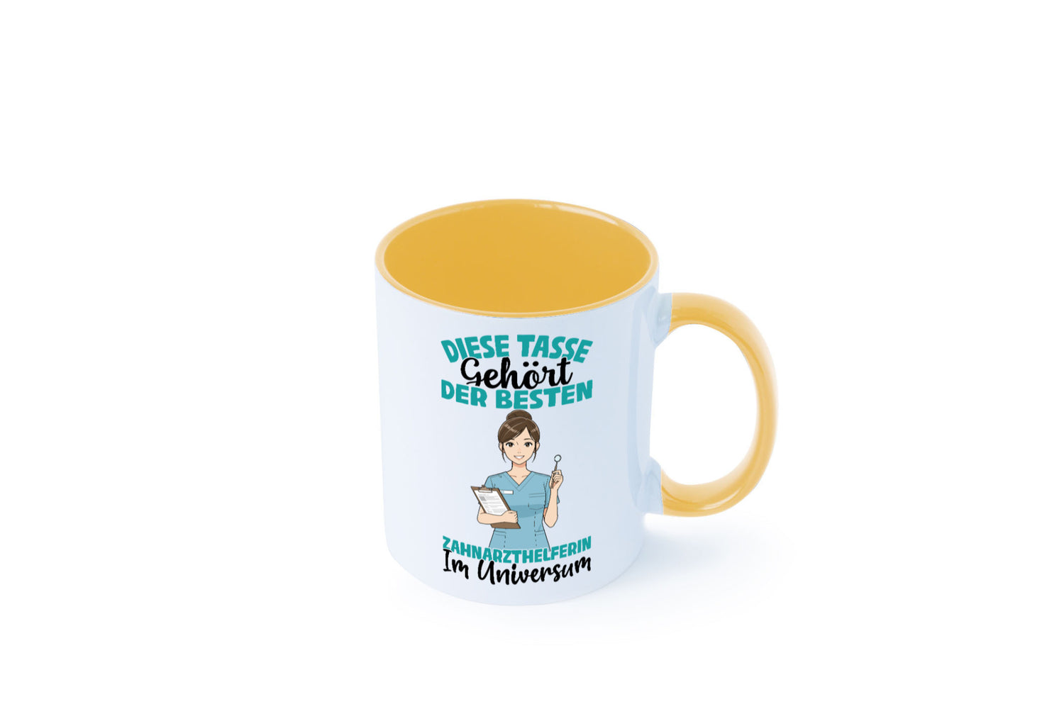 Im Universum: Zahnarzthelferin | Zahnmedizin Humor Geschenkidee Tasse