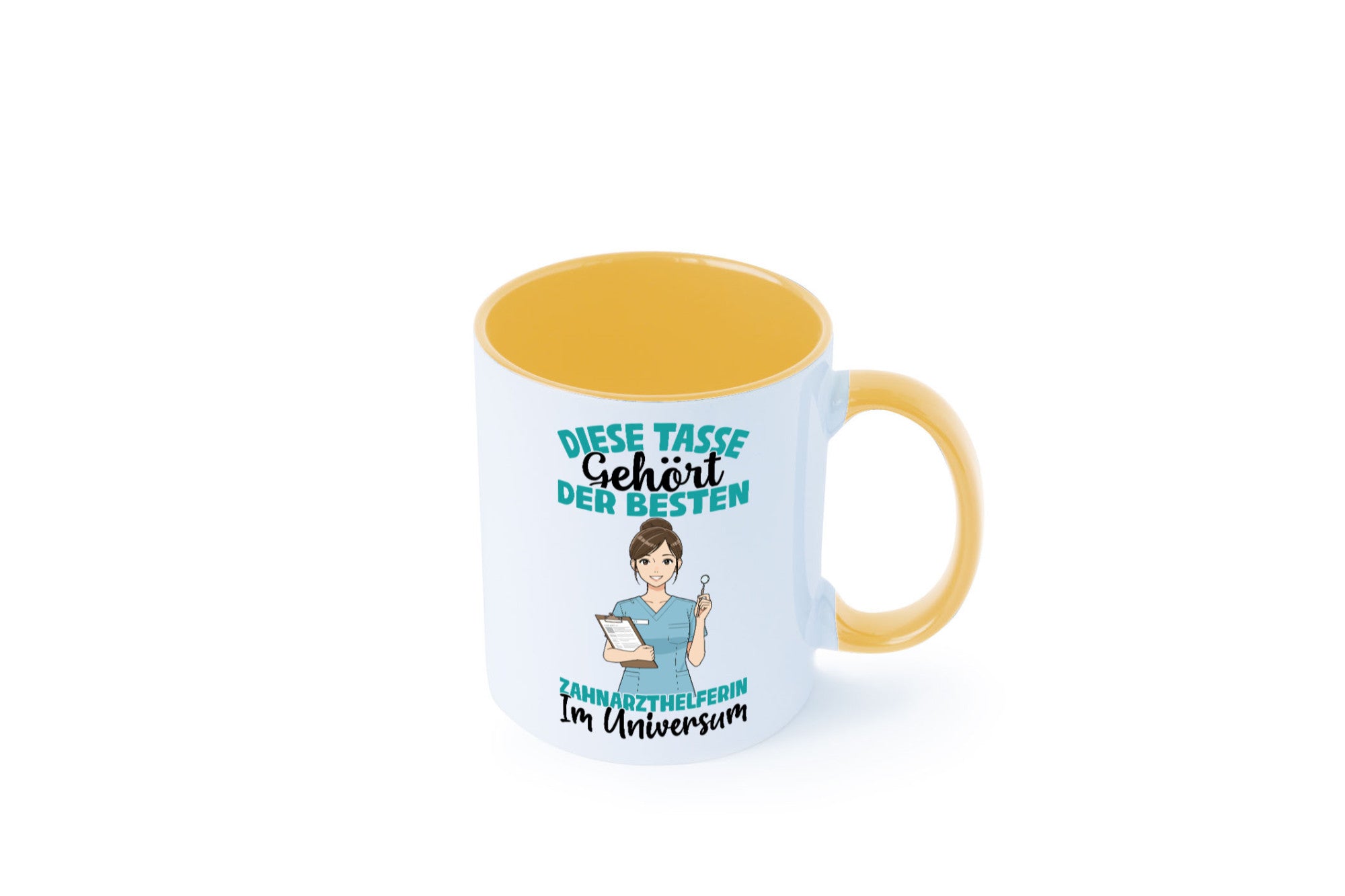 Im Universum: Zahnarzthelferin | Zahnmedizin Humor Geschenkidee Tasse