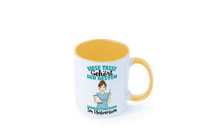 Im Universum: Zahnarzthelferin | Zahnmedizin Humor Geschenkidee Tasse