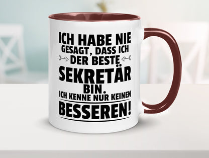 Keinen Besserer Sekretär | Büro lustiger Spruch Geschenk Arbeit Kollegen Tasse