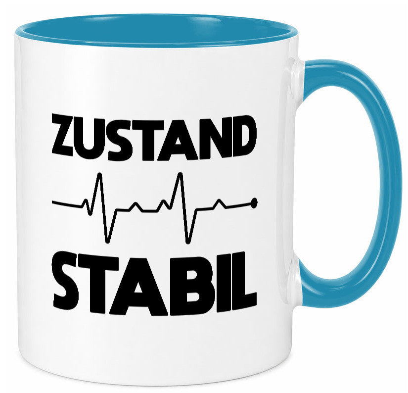 Zustand Stabil | Herzschlag Heartbeat lustiger Spruch Geschenk Humor