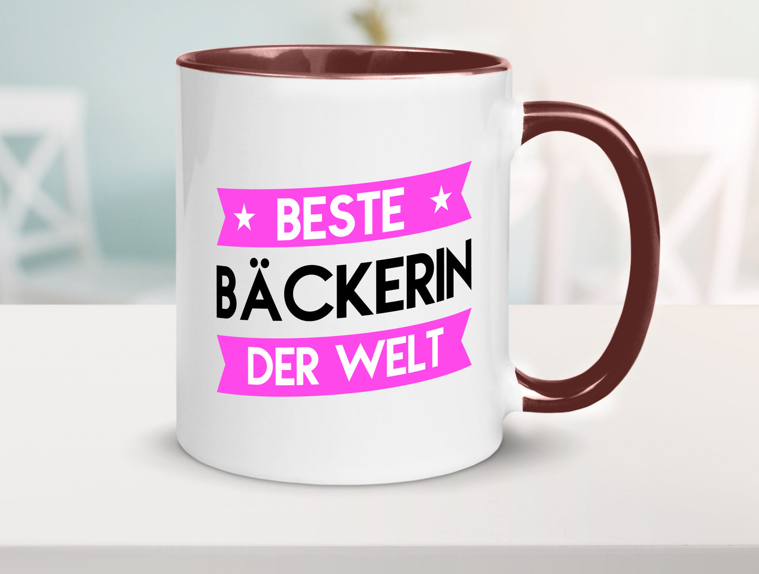 Beste Bäckerin | Bäckerei Frauen Backen lustig Humor Geschenkidee Geschenk Tasse