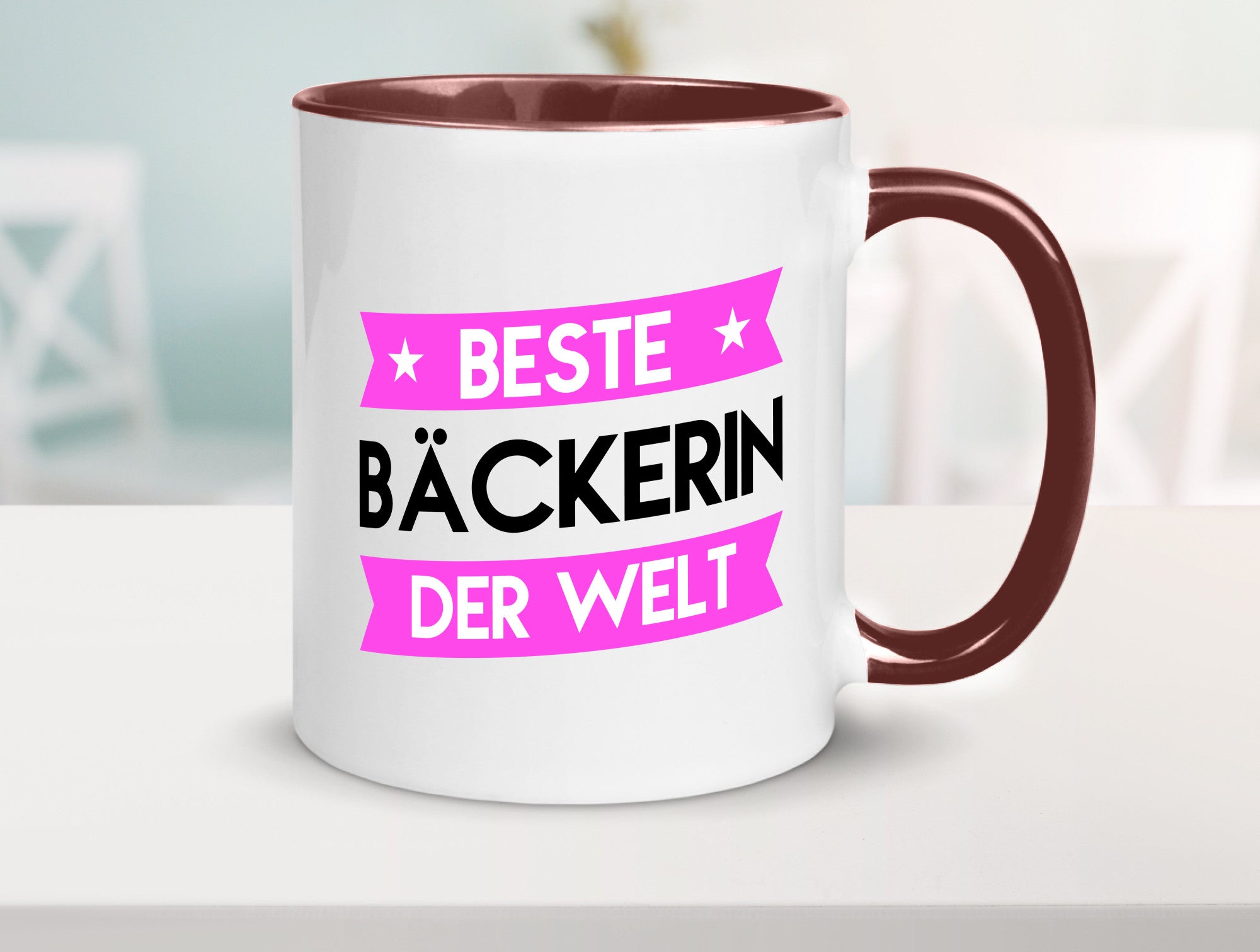 Beste Bäckerin | Bäckerei Frauen Backen lustig Humor Geschenkidee Geschenk Tasse