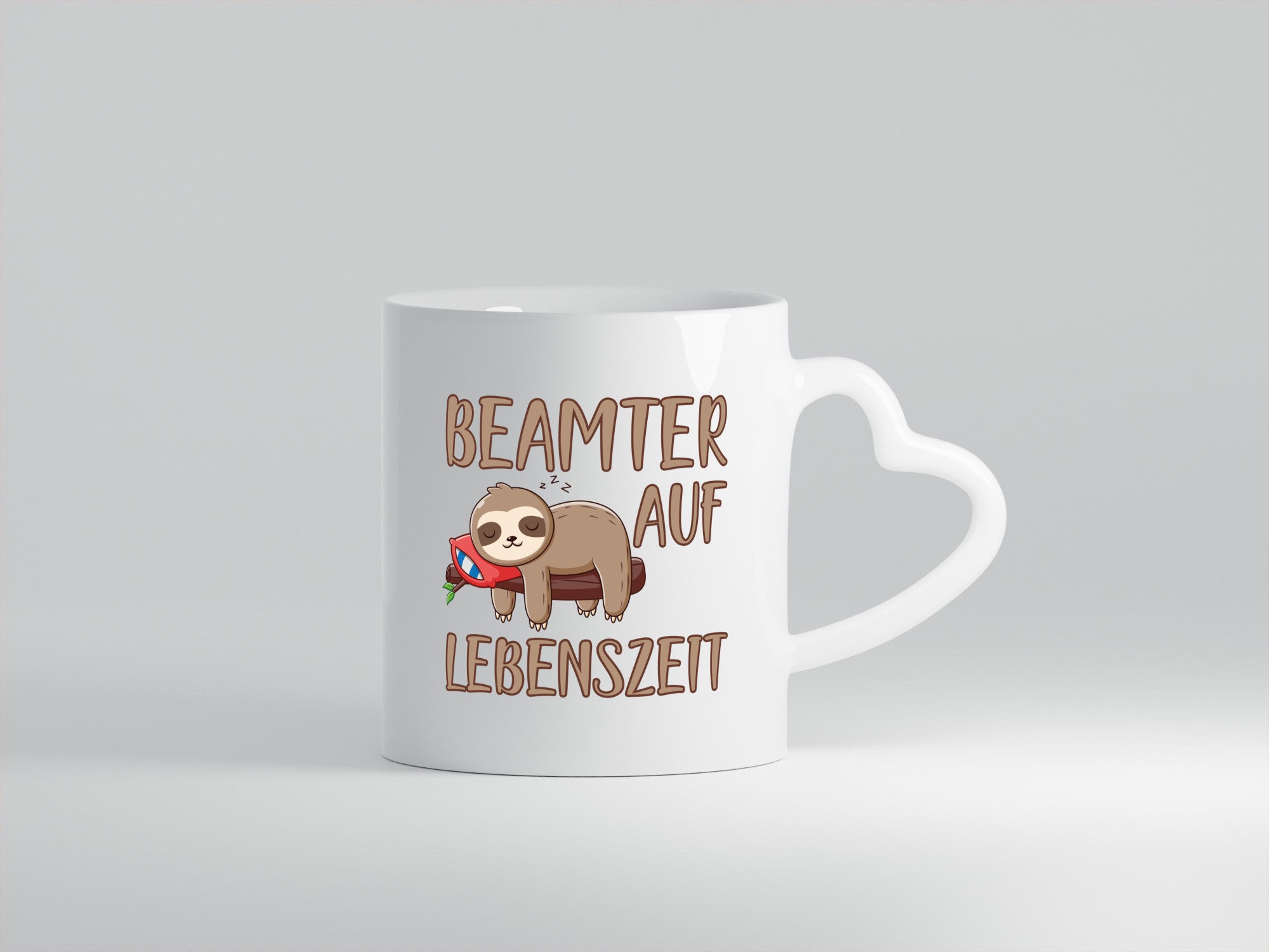 Beamter auf Lebenszeit | lustige Büro Tasse Faultier Geschenk Arbeit Kollegen