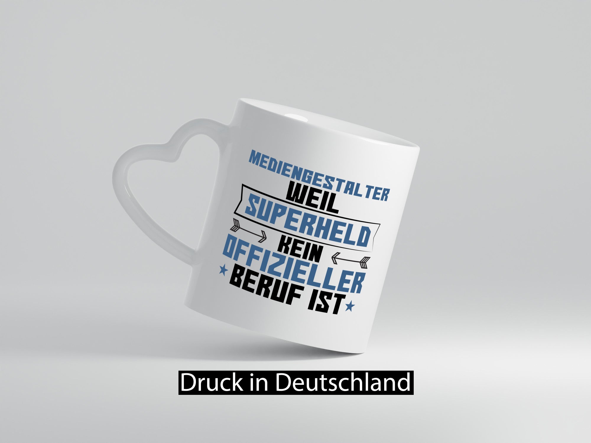 Superheld Mediengestalter | Medien Geschenkidee Humor Tasse