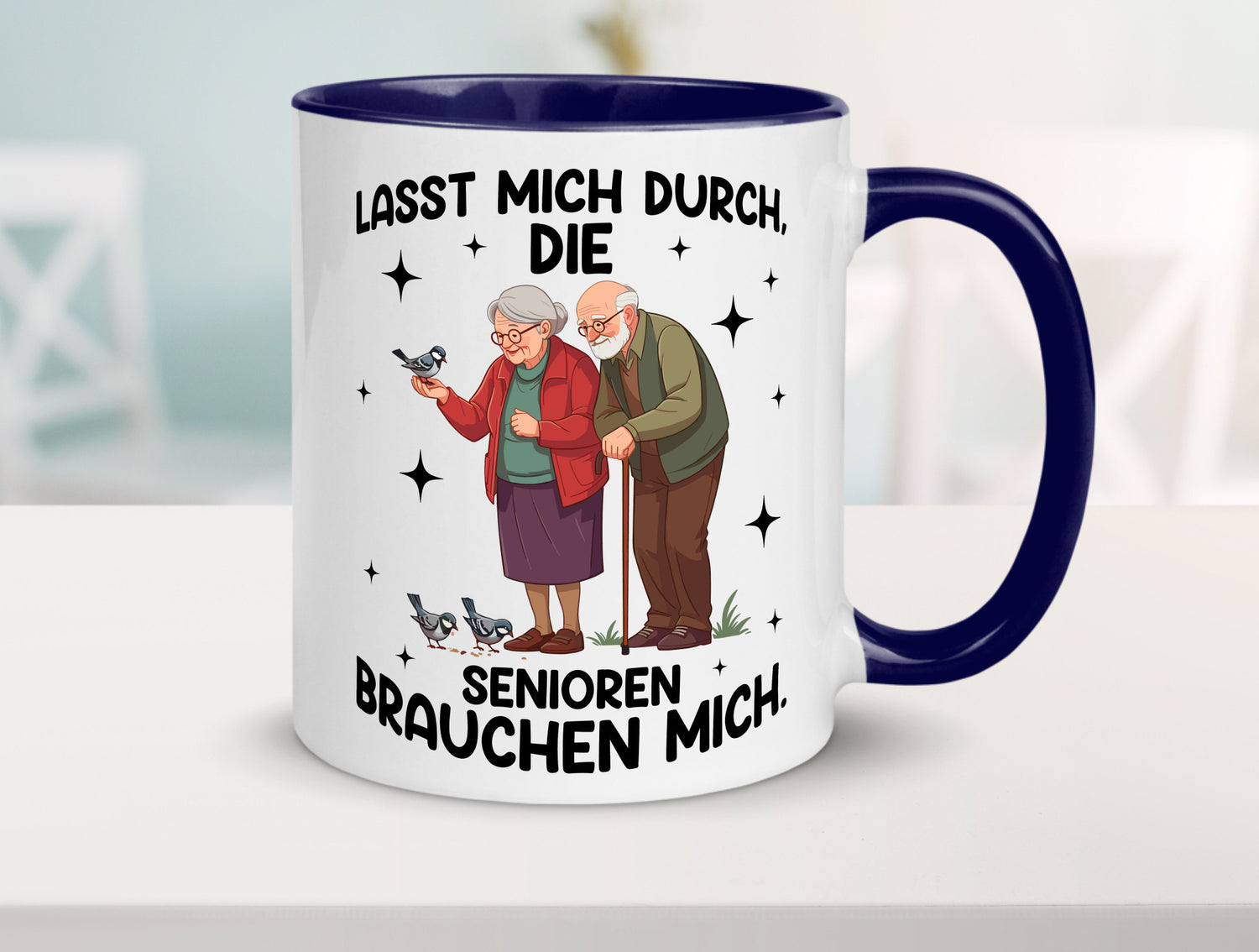Senioren brauchen mich | Altenpflege Pflegekraft lustiger Spruch Geschenk Humor