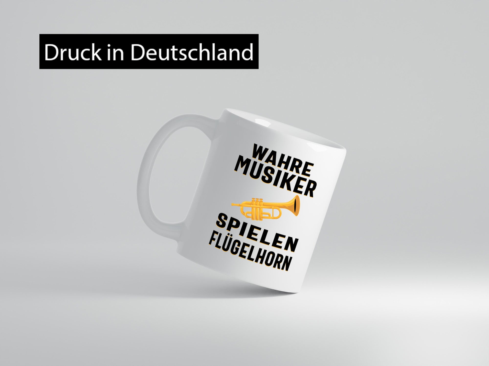 Wahre Musiker spielen Flügelhorn | Trompete Geschenk Humor Geschenkidee